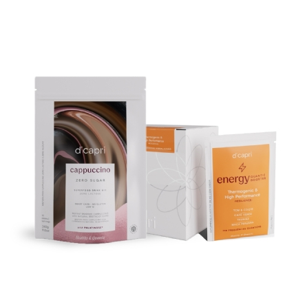 Kit Cappuccino Zero Sugar + Energy Booster